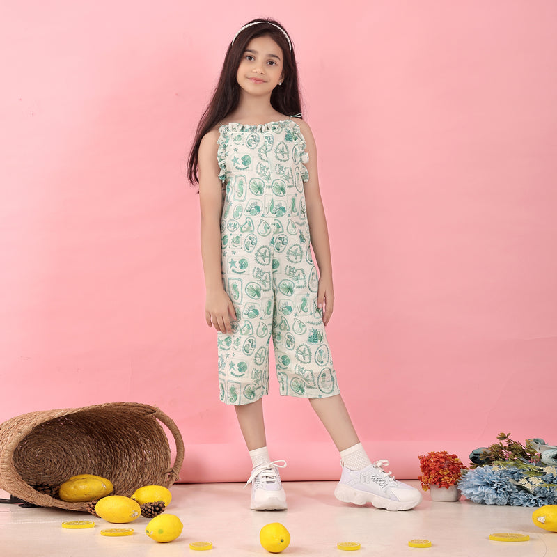 Green marine jumpsuit