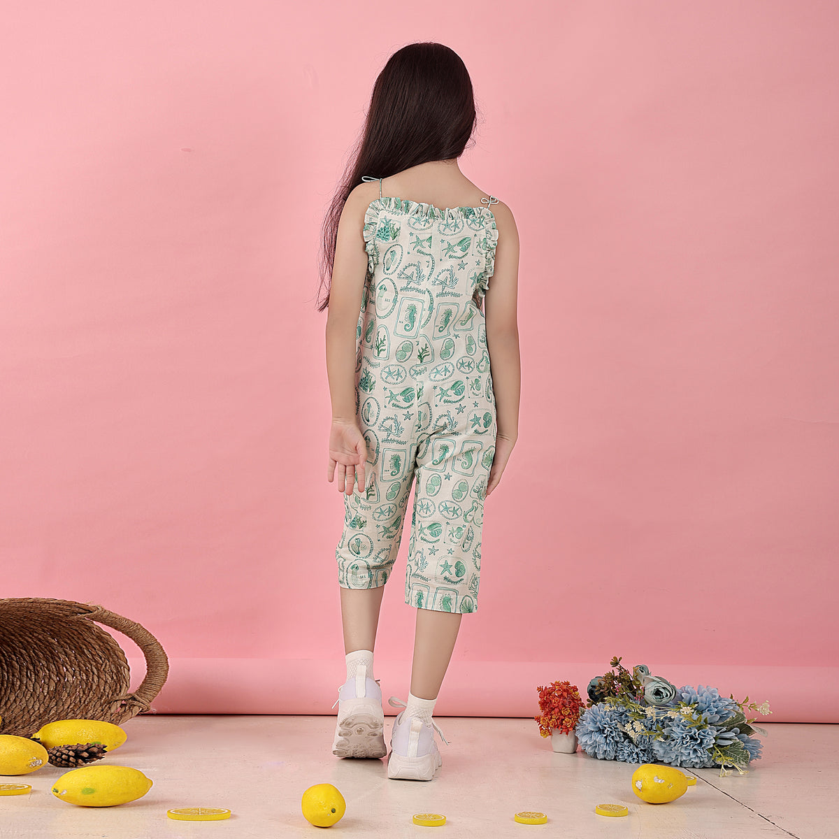 Green marine jumpsuit