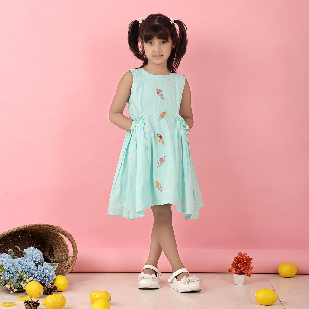 Minty scoop sundress