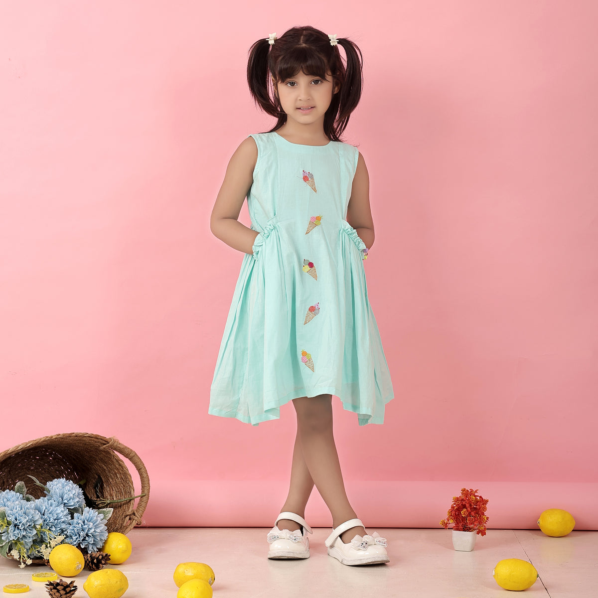 Minty scoop sundress