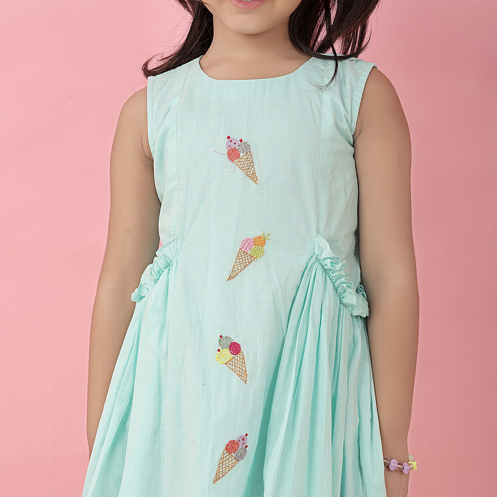 Minty scoop sundress