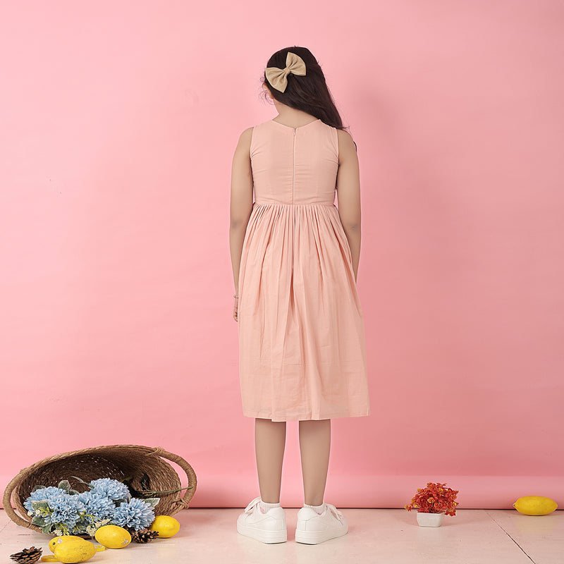 Fruity peach sundress