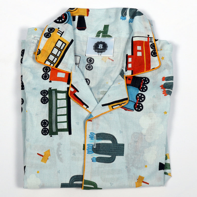 Lovely Train Night Suit -Unisex