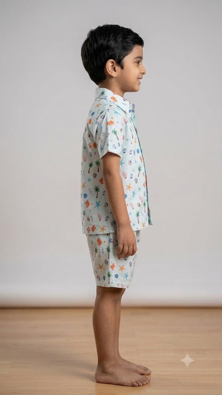 Seaside cotton coord set