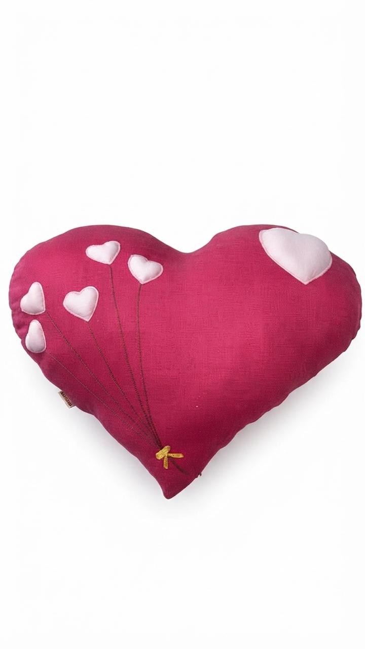 Hearts pillow
