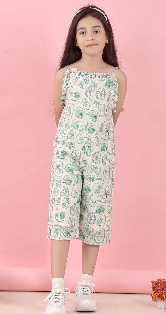 Green marine jumpsuit
