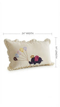 Elephant Ruffle Accent Pillow